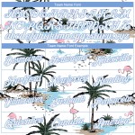 Jersey Weiß-Licht Custom V-Ausschnitt Damen Baseball Blau Cropped Weiß 3D Palm Hawaii Bäume Jersey Weiß-Licht Custom V-Ausschnitt Damen Baseball Blau Cropped Weiß 3D Palm Hawaii Bäume