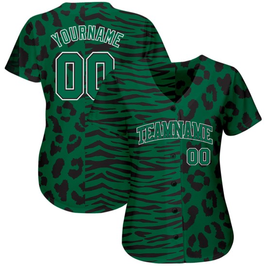 Streifen Authentische Jersey Leopard Design Custom Skin Baseball 3D Muster Zebra Streifen Authentische Jersey Leopard Design Custom Skin Baseball 3D Muster Zebra