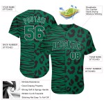 Streifen Authentische Jersey Leopard Design Custom Skin Baseball 3D Muster Zebra Streifen Authentische Jersey Leopard Design Custom Skin Baseball 3D Muster Zebra