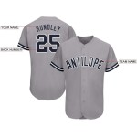 Individuelles grau-marineblau-weißes Baseball-Trikot Individuelles grau-marineblau-weißes Baseball-Trikot