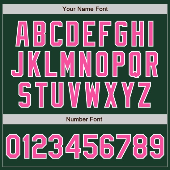 Benutzerdefiniertes authentisches Trikot Pink-Weiß Baseball Grün Benutzerdefiniertes authentisches Trikot Pink-Weiß Baseball Grün