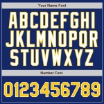 Benutzerdefinierte Royal Gold Nadelstreifen Gold-Weiß Authentic Baseball Jersey Benutzerdefinierte Royal Gold Nadelstreifen Gold-Weiß Authentic Baseball Jersey