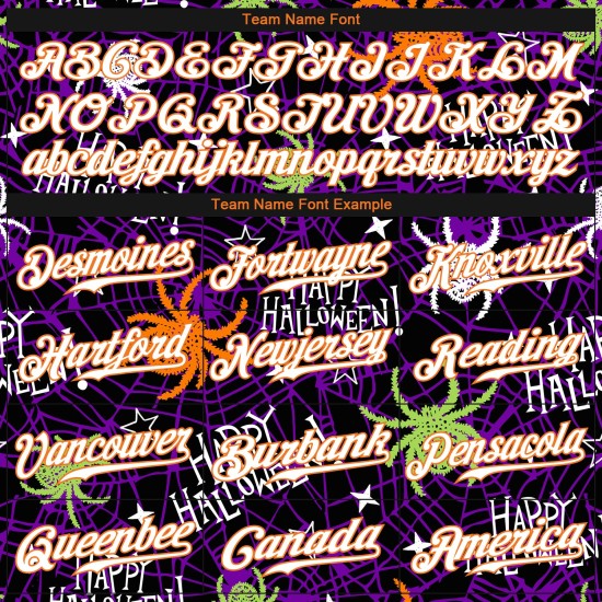3D Jersey Authentische Baseball Happy Halloween Spinnen Muster Custom 3D Jersey Authentische Baseball Happy Halloween Spinnen Muster Custom