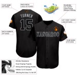 Benutzerdefiniertes schwarz-graues Baseball-Trikot Benutzerdefiniertes schwarz-graues Baseball-Trikot