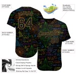 Musterdesign Benutzerdefiniertes Baseball-Mathe-Trikot Authentic 3D Musterdesign Benutzerdefiniertes Baseball-Mathe-Trikot Authentic 3D