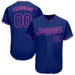 Authentisches Royal Royal-Pink Jersey Custom Baseball Authentisches Royal Royal-Pink Jersey Custom Baseball