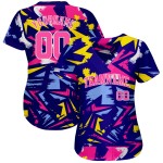Jersey Custom Baseball Authentische Musik 3D Festival Design Muster Jersey Custom Baseball Authentische Musik 3D Festival Design Muster