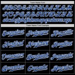 Custom Pinstripe Schwarz Authentic Royal-Weiß Baseball Jersey Neongrün Custom Pinstripe Schwarz Authentic Royal-Weiß Baseball Jersey Neongrün